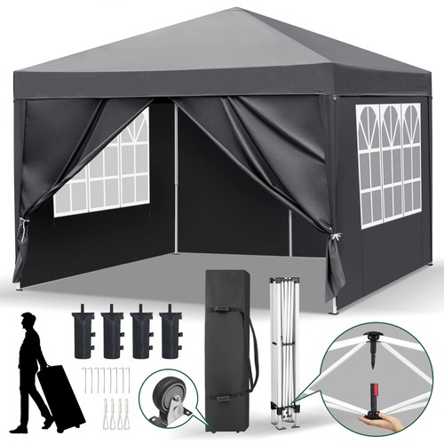 3x3m heavy duty gazebo marquee - 3x3m,
