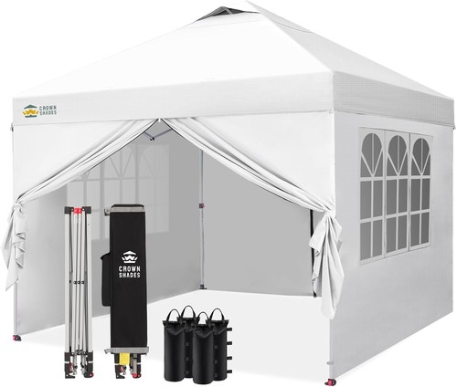 Pop gazebo with 4 - 3m, up