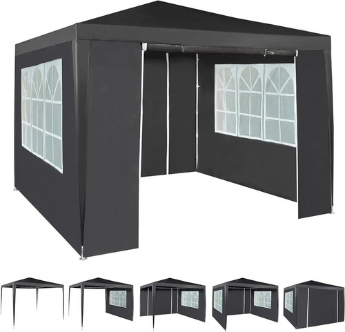 3x3m heavy duty gazebo marquee - heavy,