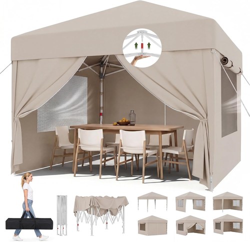 3x3m pop gazebo with - pop, sides