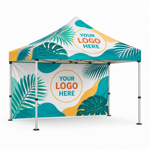 Printed gazebo back - 3m,