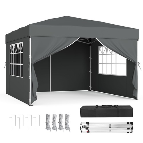 Grey pop up gazebo - pop,