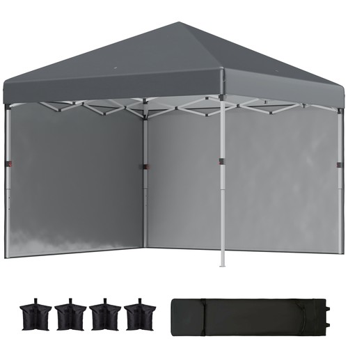 Outsunny 3x3 pop gazebo - 3x3, up
