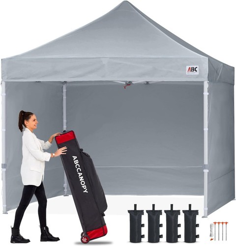 Pop gazebo with - up, side