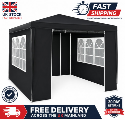 3x3m heavy duty gazebo marquee - 3x3m,